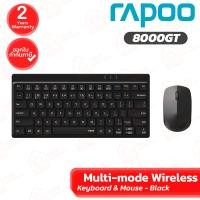 ราคา Rapoo 8000GT Multi-mode Wireless Keyboard & Mouse ชุดเมาส์และคีย์บอร์ด ไร้สาย ของแท้ ประกันศูนย์ 2ปี (57163489990)