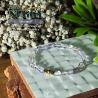 ราคา สร้อยข้อมือหินแท้ 100% " อเมทริน : Ametrine " ทรงอิสระ หินเสริมโชคลาภ กำไลหินนำโชค หินมงคล หินนำโชค สร้อยข้อมือหินนำโชค (21194234903)
