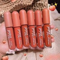 ราคา ลิปจุ่มแมท โทนส้ม Kissbeauty Velvet 6 แท่ง 135฿ (2422587148)