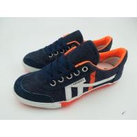 ราคา รองเท้าผ้าใบ LEO รุ่น ASIASPORTS สียีนส์กรมแถบส้มขาว (3717238642)