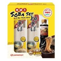 ราคา (พร้อมส่ง) Yamamori ยามาโมริ เซ็ตเส้นโซบะ 400 ก. + น้ำซุปเข้มข้น 220 มล. (45764804795)