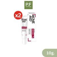 ราคา (2ชิ้น) Acne-Aid Spot Gel Anti-Acne เจลแต้มสิว 10g. แอคเน่-เอด สำหรับสิวอุดตัน สิวอักเสบ (57714745614)