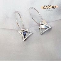 ราคา ต่างหูสามเหลี่ยม**** (52111639964)