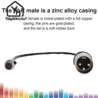 ราคา YELGIRLB Mini XLR 3pin Female to XLR 3pin Male Cable, 30 ซม. / 11.8in Full Copper Casing สายสัญญาณเสียง XLR, สายสัญญาณเสียงไมโครโฟนแบบยืดหยุ่น Home (56013006748)