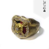 ราคา แหวนตำรวจ เนื้ออัลปาก้า และ เนื้อทองทิพ ฝังเพชรรัสเซีย (6037738849)