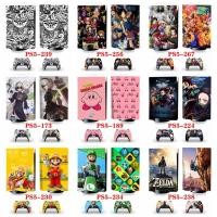 ราคา 50 สีสติกเกอร์ผิวใช้งานร่วมกับ Sony Playstation 5 Fat Disc & Digital Edition ไวนิล Decal Full Set Wrap ฟิล์มป้องกันสําหรับ PS5 Fat Console & 2 ชิ้น Dualsense Controllers (27245099384)