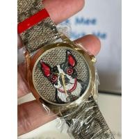 ราคา NEW Gucci YA1264056 G-Timeless Trendy Cartoon Dog Florals Unisex Watch (9627433355)