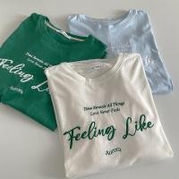ราคา Somedays_closet lพร้อมส่งFeeling Shirts เสื้อยืดสไตล์เกาหลี พิมพ์ลายFeeling Like (28854288333)