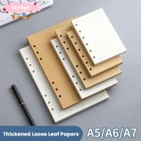 ราคา ELO11 80Sheets Notebook Refill Paper, A5/A6/A7 แนวนอน Line/Blank Loose Leaf Paper, คุณภาพสูงกระดาษคราฟท์ Notepad ภายในกระดาษ (53364657455)
