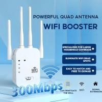 ราคา Wireless Wifi Repeater 6-เสาอากาศ Booster Range Extender Booster อินเทอร์เน็ต 2.4G 4G เครือข่าย Wifi Router (52058940927)