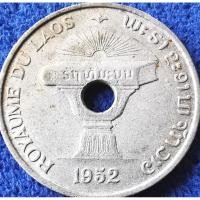 ราคา เหรียญ​หมุนเวียน​ ลาว Laos 50 Cent​s สมัยราช อาณาจักร​ลาว​ ใช้แล้ว​ #​0309 (11854627553)
