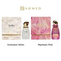 ราคา น้ำหอมนำเข้าจากดูไบฯ | Scentique White & Mystique Pink EDP 100ml By Ahmed Al Maghribi (24435232258)