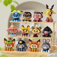 ราคา Crazy Zoo Building Block Set：Nick Fox、Rabbit、Police、Children's Miniature Building Block Assembly Toy (56311469203)