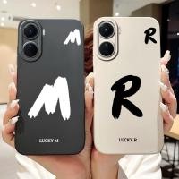 ราคา สําหรับ Vivo Y16 V2204 V2214 Lucky จดหมายเริ่มต้นเคสโทรศัพท์ Vivo Y16 4G เลนส์ป้องกันซิลิโคนอ่อนนุ่มกรณี (29286400639)