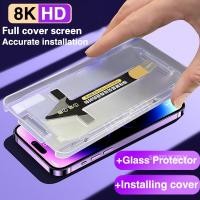 ราคา 9d HD/ความเป็นส่วนตัวป้องกันกระจกนิรภัยโทรศัพท์Protector Iphone 16 15 14 12 13 11 Pro Max Mini X/XS XR 8 7 6 14Plus 16Plusหน้าจอพร้อมชุดกําจัดฝุ่นอัตโนมัติ (22751894361)