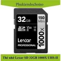 ราคา Lexar 32GB Professional 1000x 150MB/s SDHC UHS-II การ์ดหน่วยความจํา (24977929154)