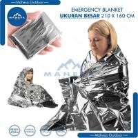 ราคา [BIG SIZE] EMERGENCY BLANKET FOIL 210X160 EMERGENCY ALUMINIUM FOIL BLANKET EMERGENCY BLANKET DAURRA BLANKET (47207363362)