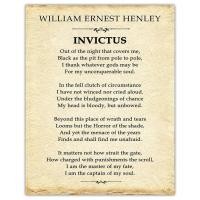 ราคา William Ernest Henley Invictus Poem เลี่ยม Typography Wall Art พิมพ์ตกแต่งห้องเฉพาะสําหรับคนรักวรรณกรรมและหนังสือทําให้ของขวัญที่ดี FBH (27823258635)