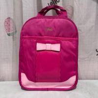 ราคา กระเป๋าถือ Fila. preloved กระเป๋าถือไนลอนสีชมพูบานเย็น (43454773747)