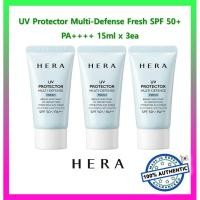 ราคา [HERA] UV Protector Multi-Defense Fresh SPF 50+ PA++++ (15ml x 3ea) #220 (53305795721)