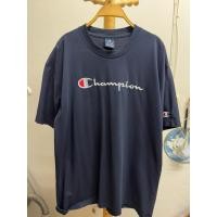 ราคา มือสอง. ป้าย Champion. เสื้อยืดสีกรม embroidery (27339725991)