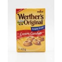 ราคา เวอร์เธอร์ ออริจินอล ซูการ์ฟรี แคนดี้ (ลูกอมปราศจากน้ำตาล รสเนย) WERTHER'S ORIGINAL SUGAR FREE CANDY (55859121449)