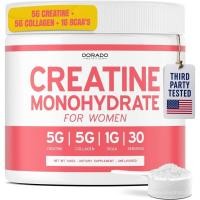 ราคา ครีเอทีน สําหรับผู้หญิง | Creatine Monohydrate Powder 5G + 5000mg Collagen + 1000mg BCAA 2:1 ผง (30 เสิร์ฟ) พอร์ต Glutes Lean Muscles Recovery Energy & Stamina NonGMO Gluten U (47864480648)