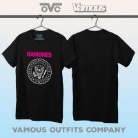 ราคา เสื้อยืดวงดนตรี RAMONES เสื้อยืดพิมพ์ลาย DTF พรีเมี่ยม (46510408072)
