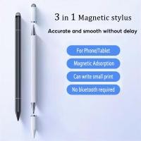 ราคา Stylus ปากกาโทรศัพท์ ปากกาทัชสกรีน Capacitive เขียนหน้าจอ สำหรับโทรศัพท์ 3 In 1 ปากกาทัชสกรีนสำหรับทุกรุ่น ไม่ต้องชาร์จ (25572881438)