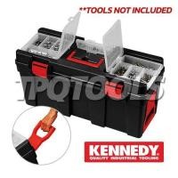 ราคา กล่องเครื่องมือพลาสติก 645x280x300 mm. Tool Boz with Tote & Wheels KEN-593-2340K "KENNEDY" (24379688650)