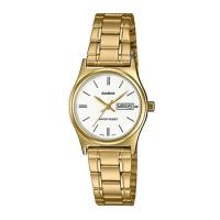 ราคา Casio Standard นาฬิกาข้อมือผู้หญิง สายสเตนเลส รุ่น LTP-V006G,LTP-V006G-7B - สีทอง (6717557022)