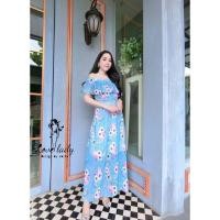 ราคา เดรสยาวปาดไหล่ลายดอก โคเสท งานป้ายเลิฟเลดี้ (7951031227)