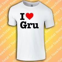 ราคา เสื้อยืด I Love Gru | มินเนี่ยน | ตลก | เกินบรรยาย (47211089743)