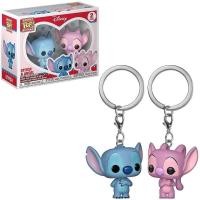 ราคา Funko Pocket POP พวงกุญแจ: Disney Lilo & Stitch & Angel 2 แพ็คของเล่น Action Figure พวงกุญแจของเล่นตุ๊กตา (42432899144)
