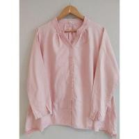 ราคา เสื้อเชิ้ตคอจีนปักลาย ผ้าฝ้าย สีชมพู ผู้หญิง (27335227713)