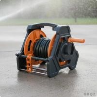 ราคา [Bbqz01] สายยางฉีดน้ําม้วนลมพร้อม Ease Winding Garden Hose Reel Cart Stable Orange (50014776966)