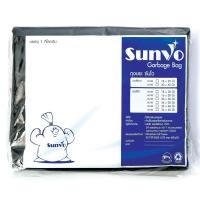 ราคา ถุงขยะดำ ไม่รวมด้านข้าง ซันโว 16x28 นิ้ว แพ็ค 1 กก. (6082530293)