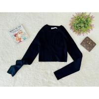 ราคา ครอปpull and bear สีดำ (20480320827)