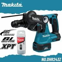 ราคา MAKITA สว่านโรตารี่ไร้สาย 18V ขนาด 24 มม. (15/16 นิ้ว) No.DHR243Z SDS PLUS (ตัวเปล่า) (27252421963)