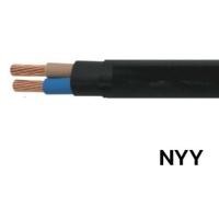 ราคา สายไฟดำ หุ้มฉนวน 2 ชั้น เบอร์ 10 NYY สายไฟฝั่งดิน 2x10 ยาว 50 เมตร (25669262525)