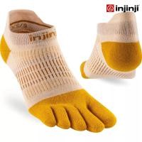 ราคา INJINJI ถุงเท้าวิ่งแยกนิ้ว WMN RUN LIGHTWEIGH NO SHOW GOLDEN SPICE รุ่นวิ่งขอสั้น ผู้หญิง ใส่วิ่ง (25214115113)