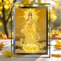 ราคา เจ้าแม่กวนอิมพระโพธิสัตว์พรภาพสันติภาพกรอบรูปคริสตัลบ้านเซนบูชาพรเจ้าแม่กวนอิมเครื่องประดับของขวัญ2026-07-08 (49013558646)