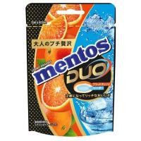 ราคา เมนทอสดูโอ้รสส้มสอดไส้กลิ่นโซดา 45กรัม Mentos Duo Blood Orange Soda Flavour Candy 45g. [หมายเลขบาร์โค้ด 4901551151370] (44865448900)