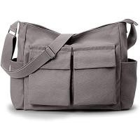 ราคา KALIDI Canvas Tote Bag Zipper Large Crossbody Shoulder Bag Messenger Bag | กระเป๋า กุ๊ย กระเป๋าถือข้ามร่างกายสําหรับผู้หญิงหรือผู้ชายลําลองวิทยาลัยทํางานเดินทางทุกวันบีบอัดทุกวัน (54515468399)