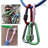 ราคา Mary Locking Carabiner อลูมิเนียมอัลลอยด์ Carabiner พวงกุญแจตะขอคลิป D-รูปหัวเข็มขัด (53860421313)