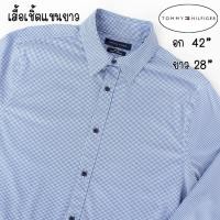 ราคา เสื้อเชิ้ตมือสอง แขนยาว TOMMY HILFIGER (53553347582)