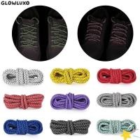 ราคา GLOWLUX0 1 คู่ 100 ซม./140 ซม.กีฬาเชือกผูกรองเท้า,ที่มีสีสันเปลี่ยนรองเท้าผ้าใบ Shoestrings, แฟชั่นสะท้อนแสงรอบโพลีเอสเตอร์รองเท้า Laces รองเท้าอุปกรณ์เสริม (56612670199)