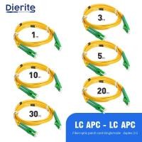 ราคา LC APC-LC APC Singlemode Duplex Fiber Optic Patch Cable 2.0mm 9/125um FTTH Fiber Patch Cord Optical Fiber Jumper 3m 10m (16283876824)