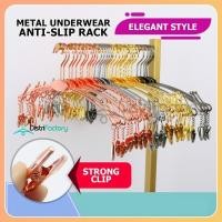 ราคา Rose Gold Premium Hangers Bra Underwear Panties Hanger with Anti Slip Clip Bra Hanger (48853951402)