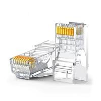 ราคา ส่งไว หัวแลน AMP Tyco Cat5e RJ45 Ethernet Network Modular ConnectorPlug (100หัว) (46660188371)